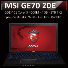 MSI GE70 2OE